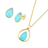 CONJUNTO GOTA CABOCHÃO DOURADO
